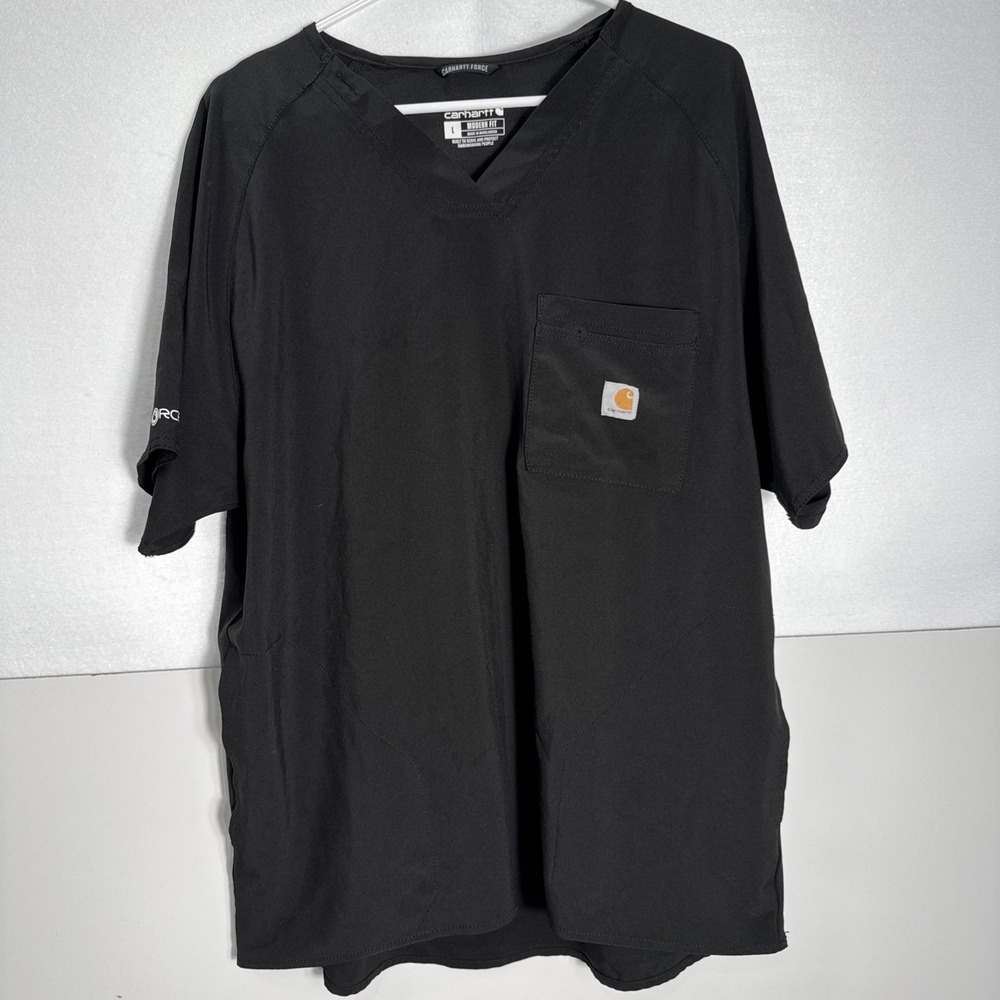 Carhartt Force Modern Fit Scrub Top Size Large C16110 Nurse Medical Tech‎ CNA MD